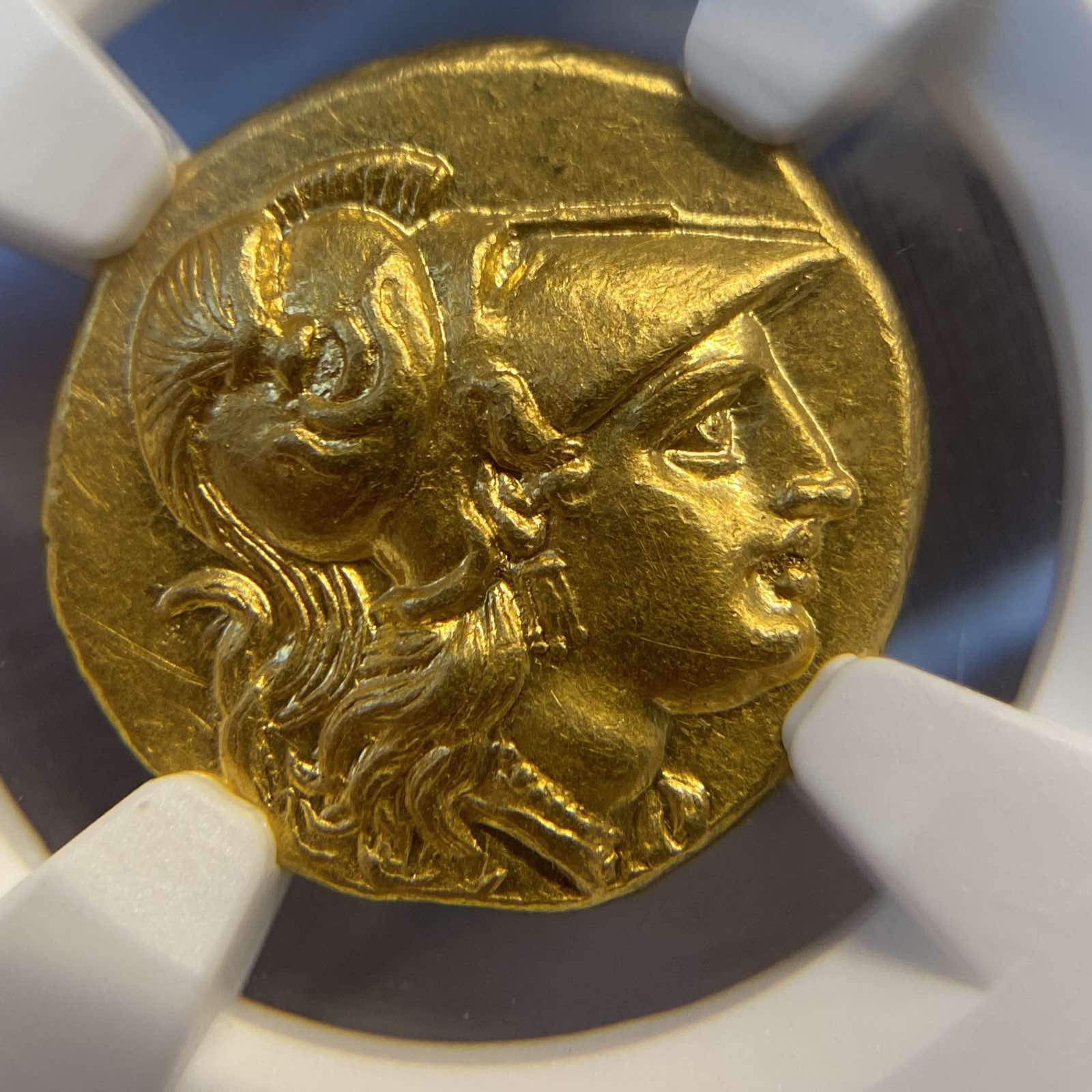 古代ギリシャ マケドニア王国 テトラドラクマ金貨(8.53g) c. 336-323